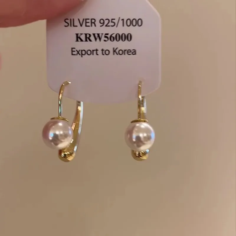 WAW Gold Plated Copper Earrings Women's-4