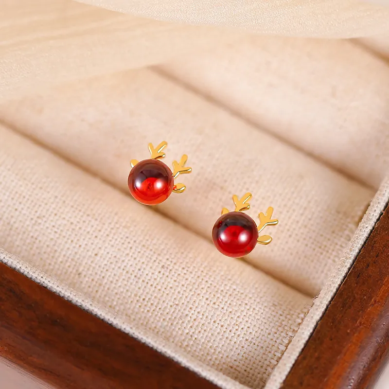 WAW Drip Glaze Stud Earrings Women's-3