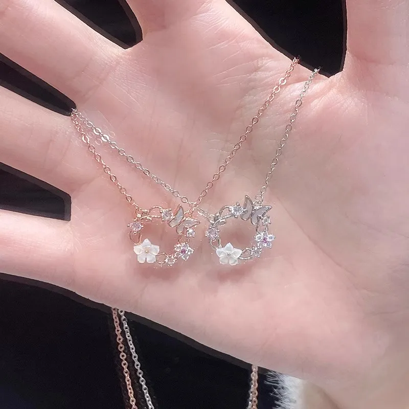 WAW Gold Plated Copper Necklaces Women's-4