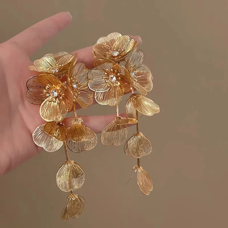 WAW Gold Plated Copper Earrings Women's-4