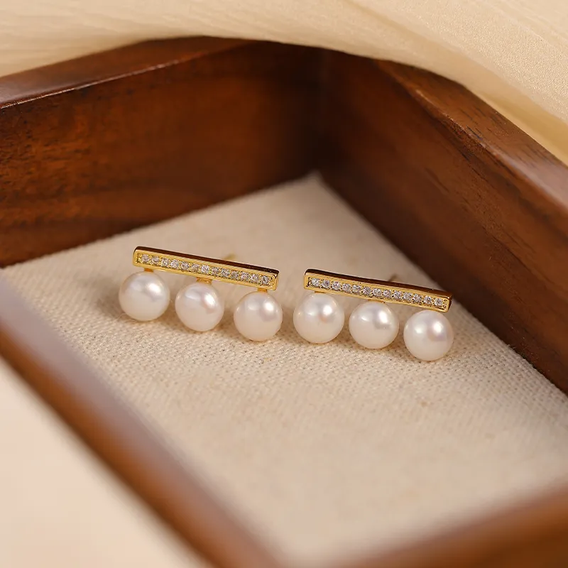 WAW Gold Plated Copper Earrings Women's-2