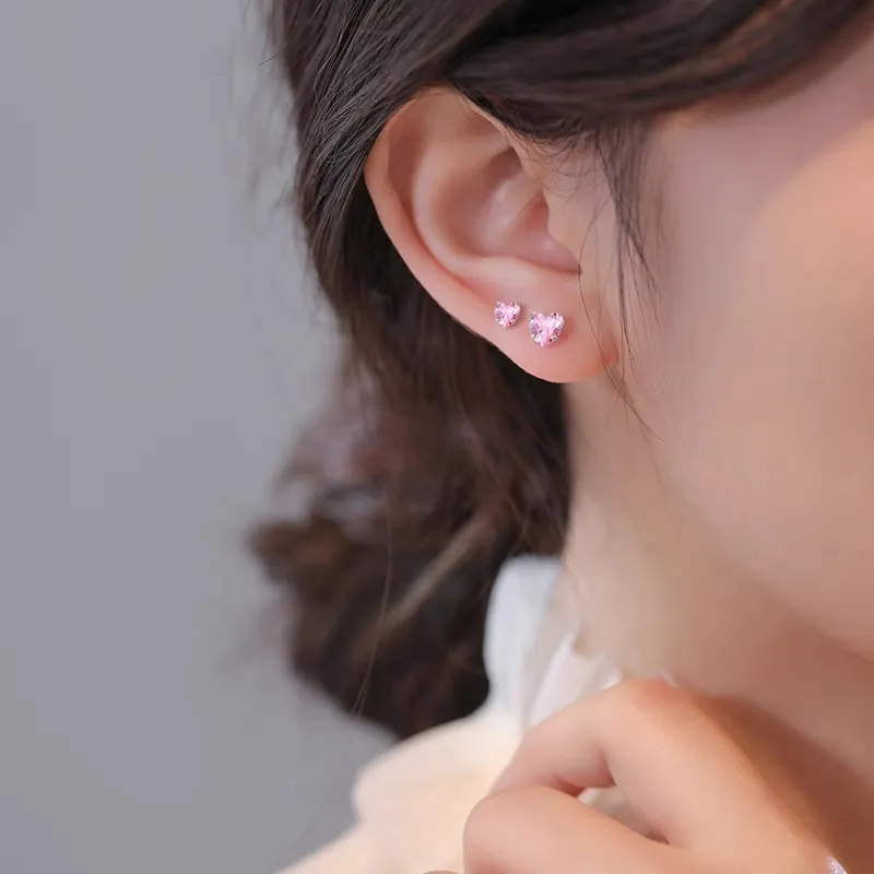 WAW S999 Fine Silver Stud Earrings Women's-4