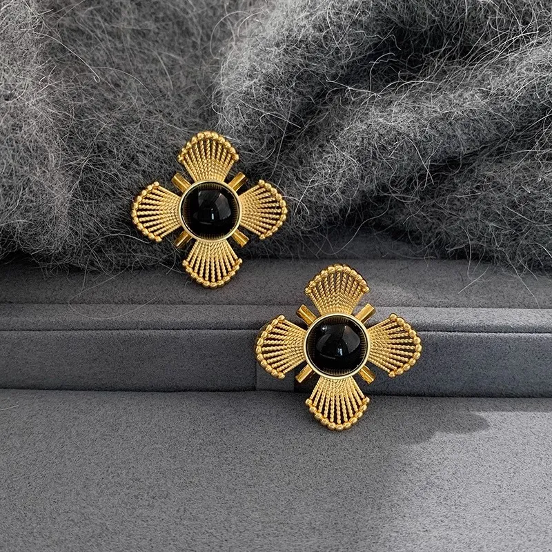 WAW Gold Plated Copper Earrings Women's-1