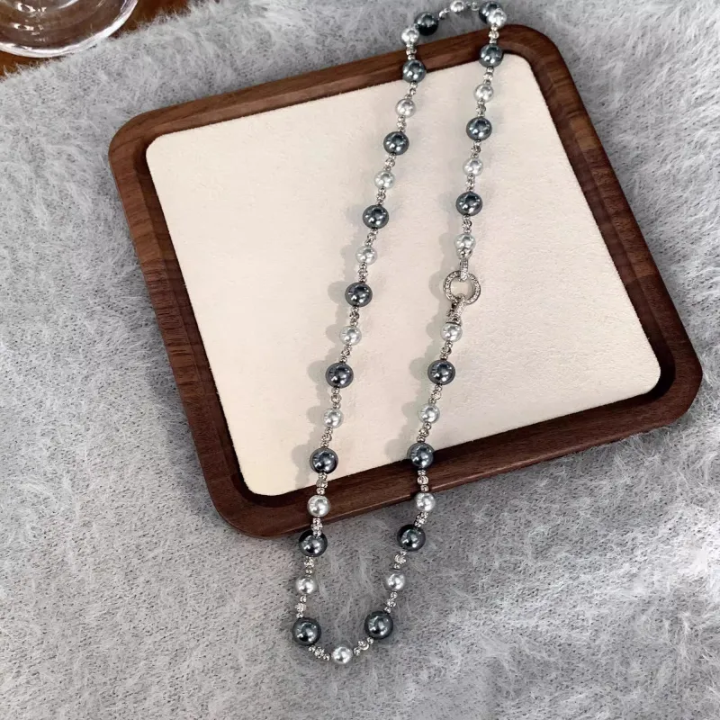 WAW Gold Plated Copper Faux Pearl Necklaces Women's-2