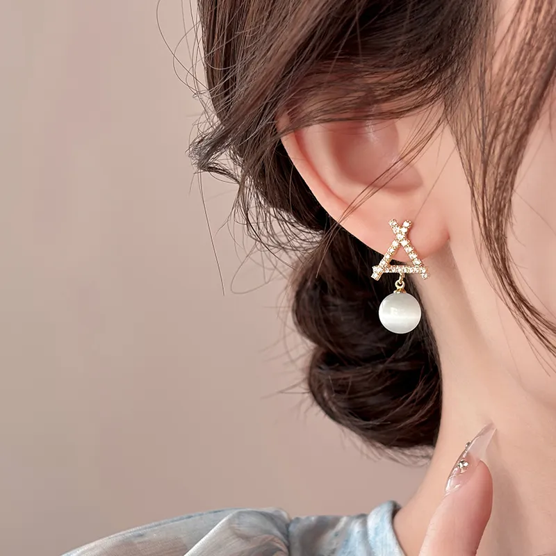 WAW Gold Plated Copper Earrings Women's-3