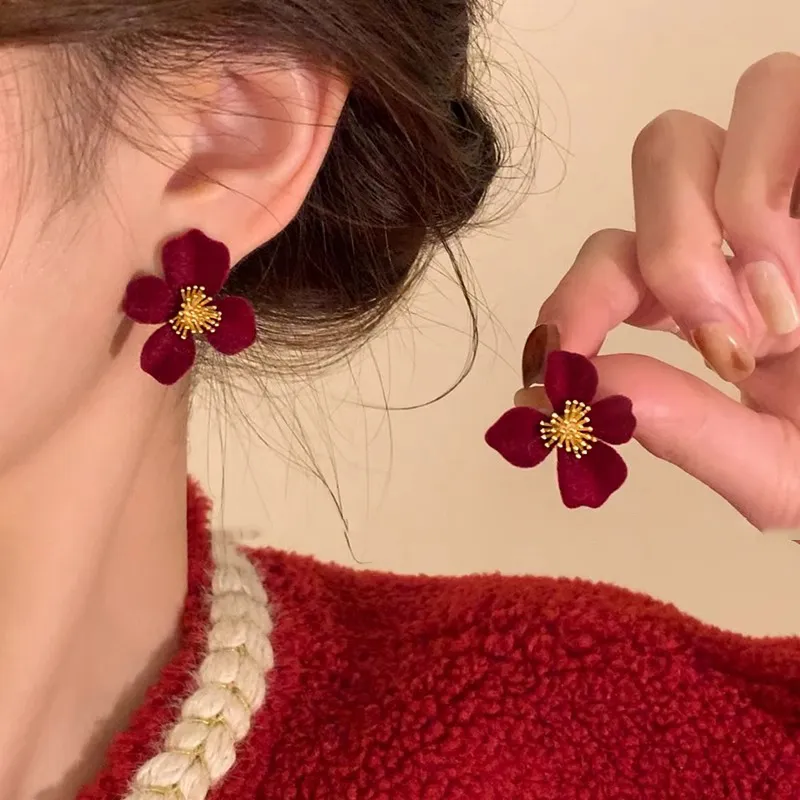 WAW Gold Plated Copper Earrings Women's-1