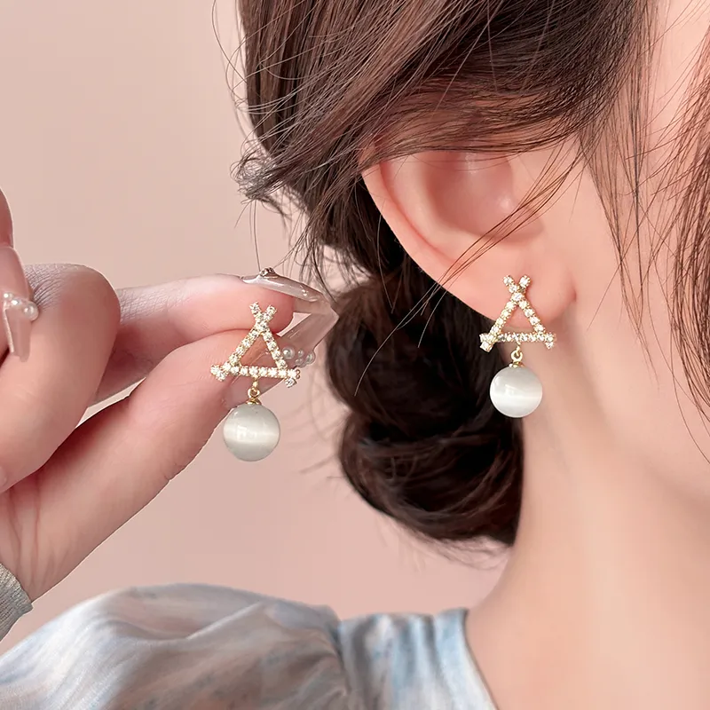 WAW Gold Plated Copper Earrings Women's-1