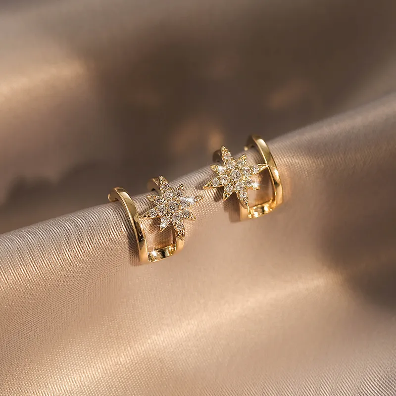 WAW Gold Plated Copper Earrings Women's-3