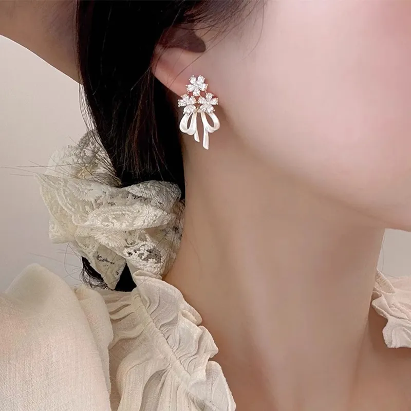 WAW Gold Plated Copper Earrings Women's-6