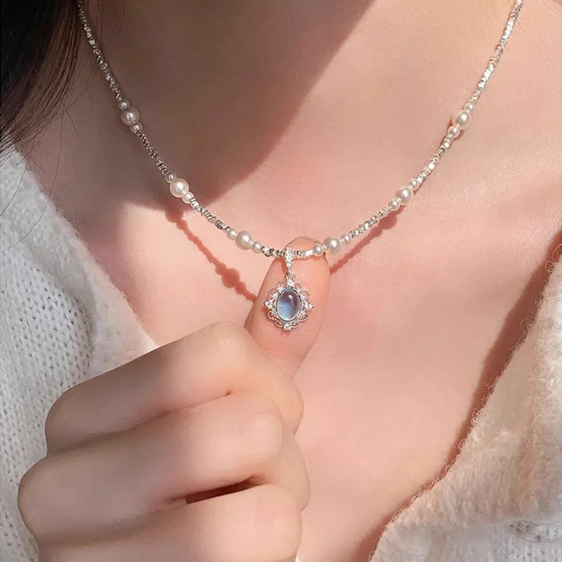 WAW Gold Plated Copper Necklaces Women's-3