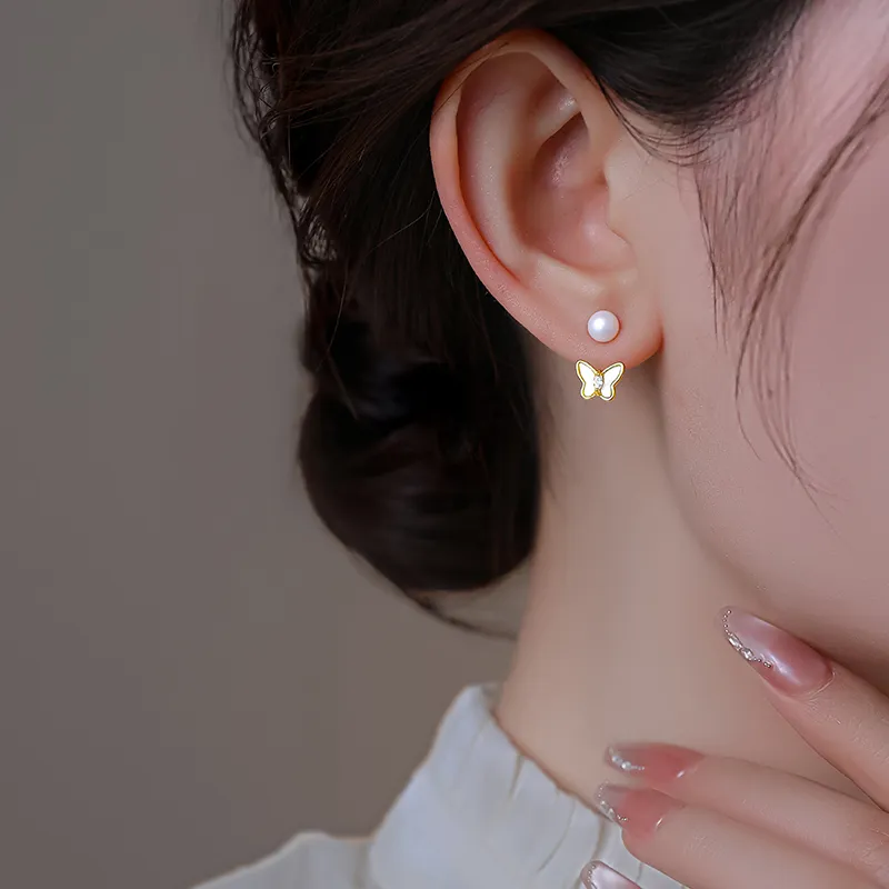 WAW Gold Plated Copper Earrings Women's-4
