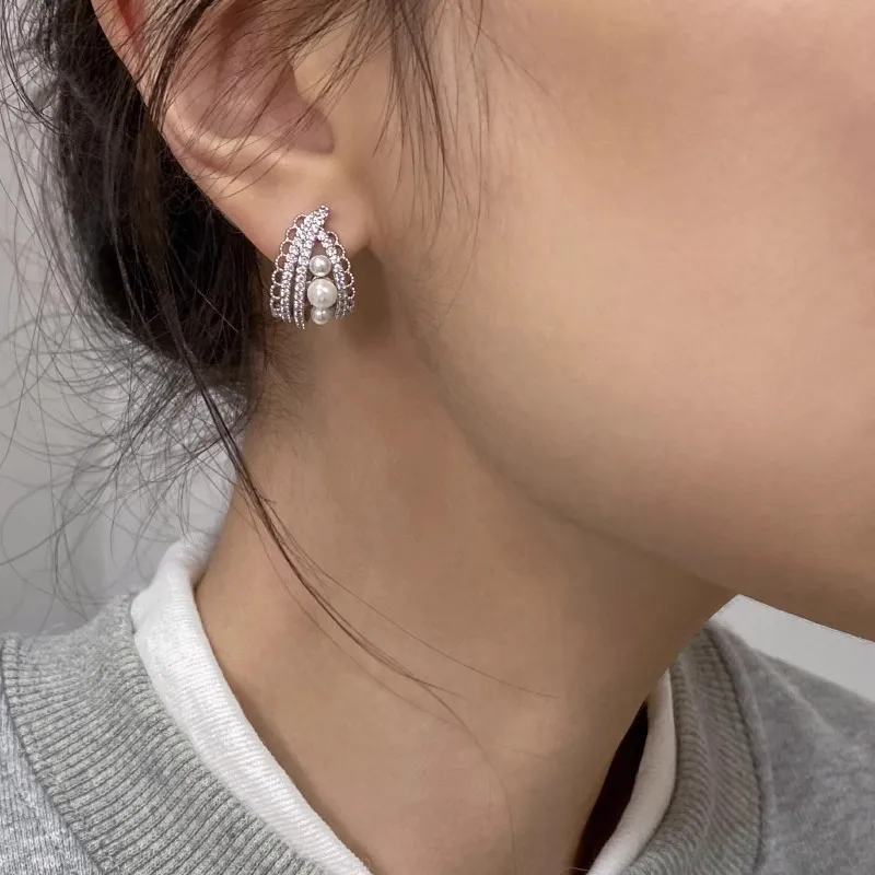 WAW Gold Plated Copper Earrings Women's-8