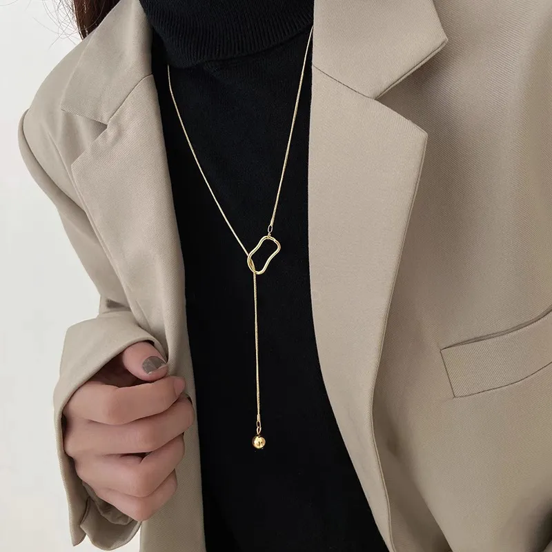 WAW Gold Plated Copper Necklaces Women's-1