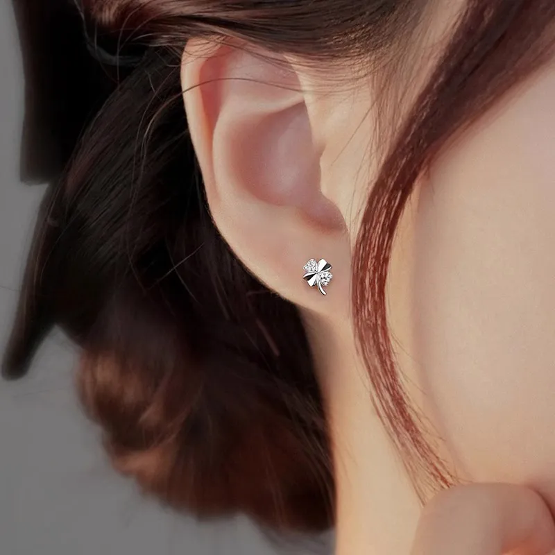 WAW S999 Fine Silver Stud Earrings Women's-3