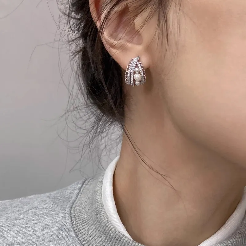 WAW Gold Plated Copper Earrings Women's-4