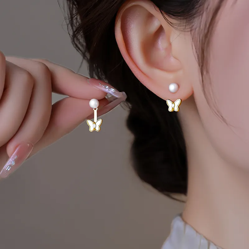 WAW Gold Plated Copper Earrings Women's-1