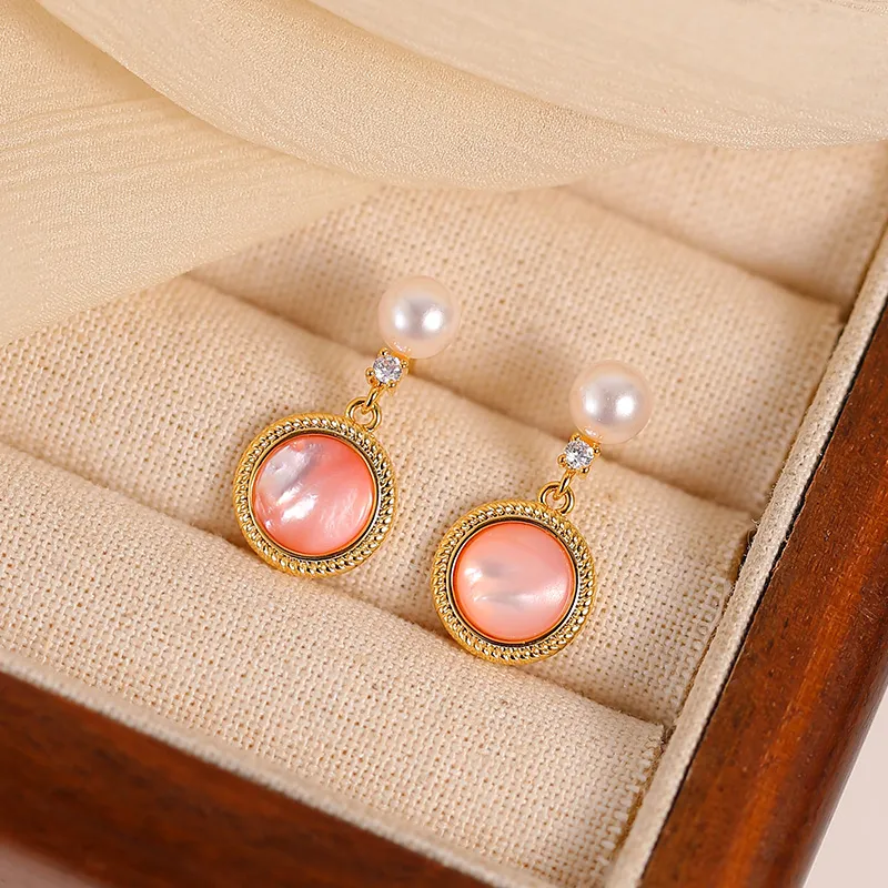 WAW Gold Plated Copper Earrings Women's-12