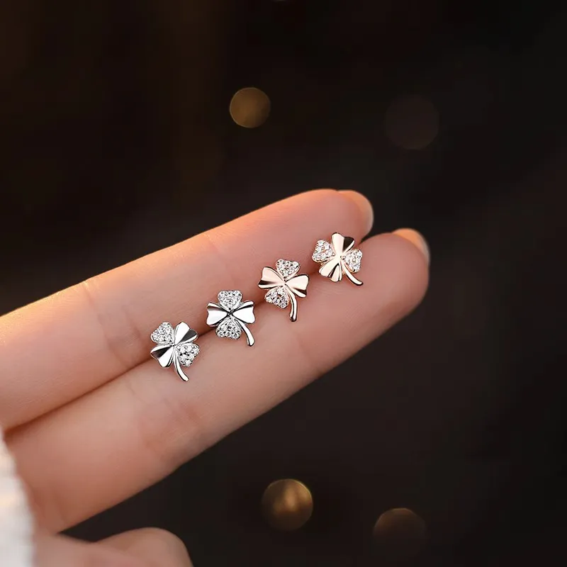 WAW S999 Fine Silver Stud Earrings Women's-1