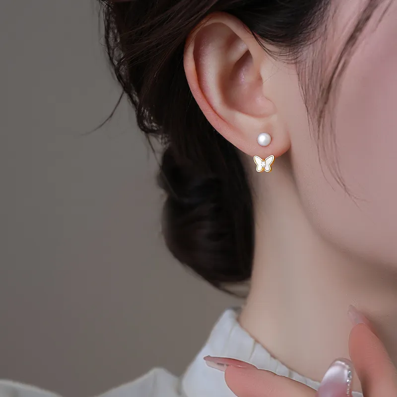 WAW Gold Plated Copper Earrings Women's-5
