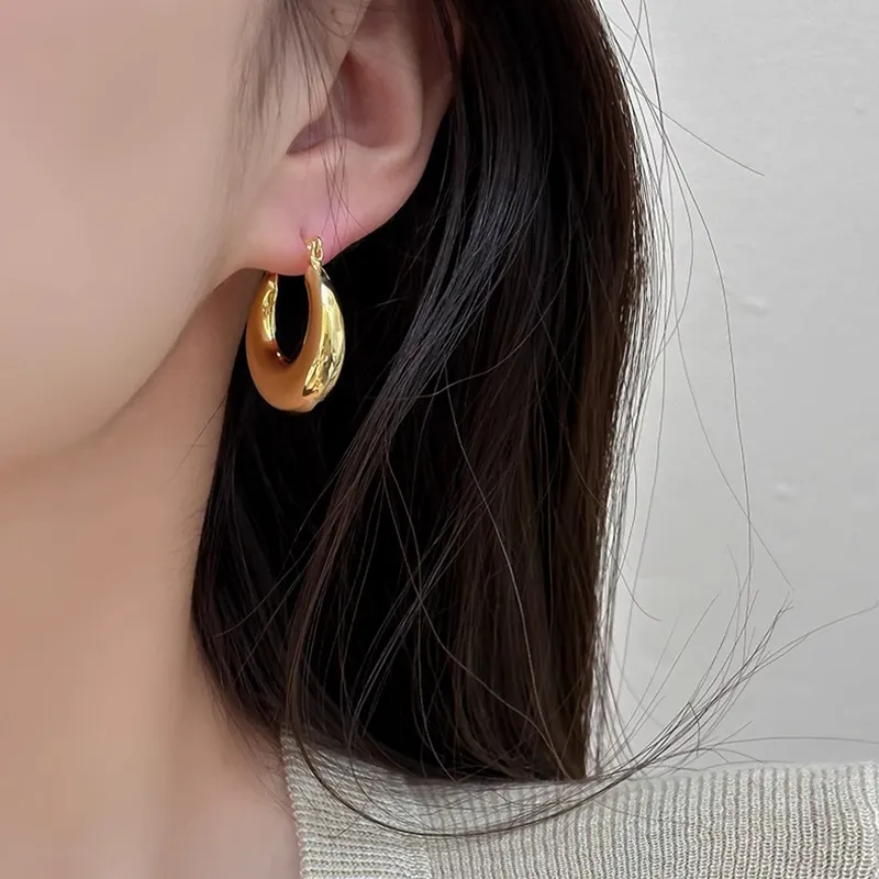 WAW Gold Plated Copper Earrings Women's-2