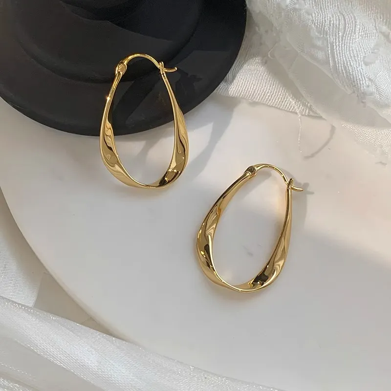 WAW Gold Plated Copper Earrings Women's-1