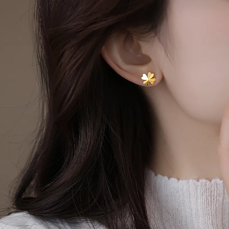 WAW Gold Plated Copper Earrings Women's-2