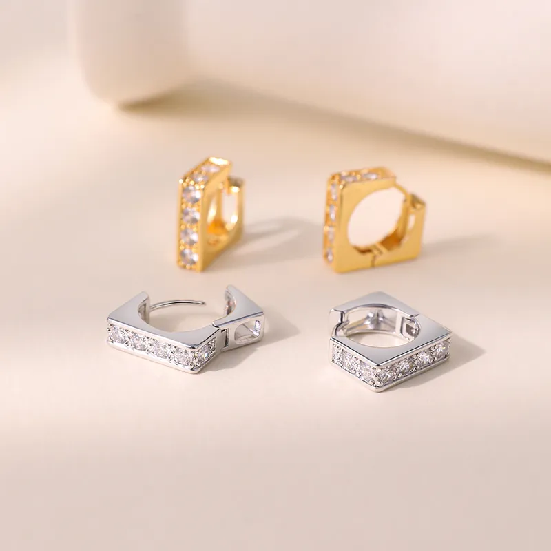 WAW Gold Plated Copper Earrings Women's-2