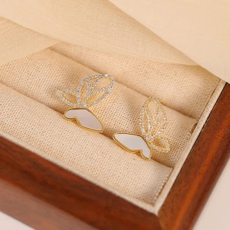 WAW Gold Plated Copper Earrings Women's-6