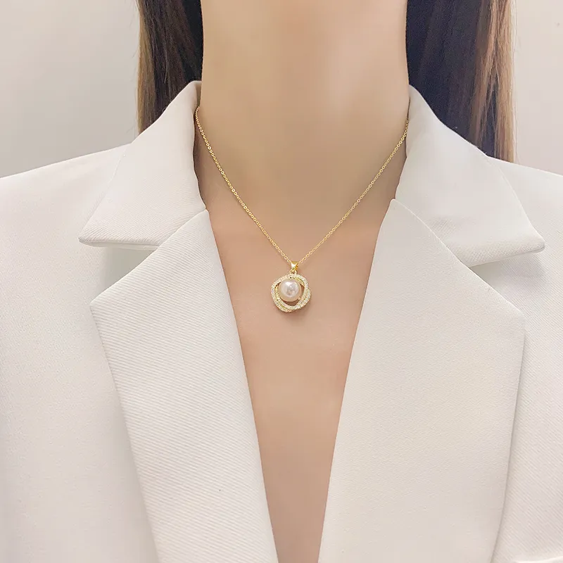 WAW Faux Pearl Necklaces Women's-2