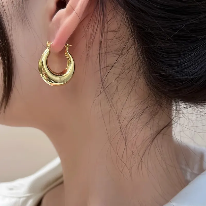 WAW Gold Plated Copper Earrings Women's-3