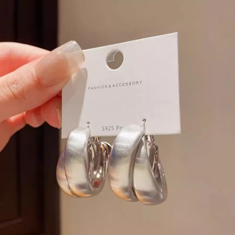 WAW Gold Plated Copper Earrings Women's-7