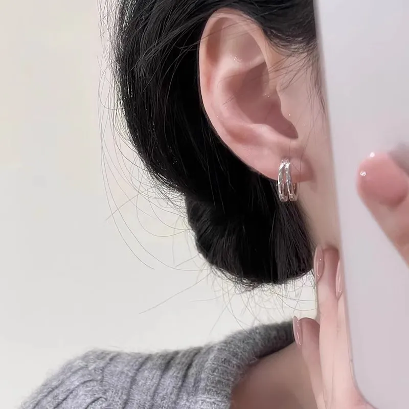 WAW Gold Plated Copper Earrings Women's-4