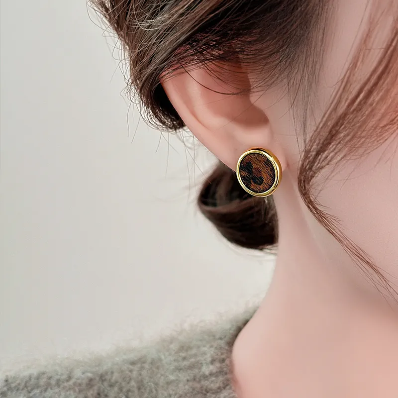 WAW Gold Plated Copper Earrings Women's-5