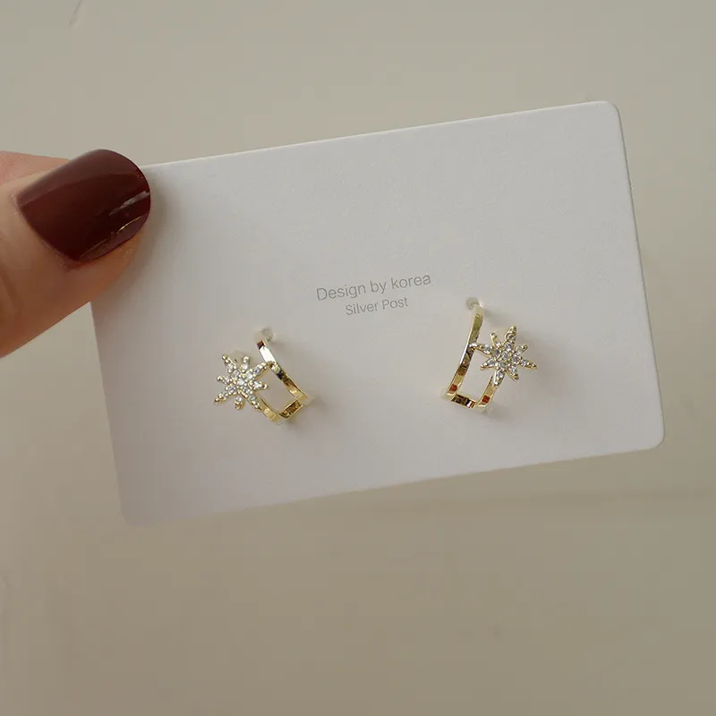 WAW Gold Plated Copper Earrings Women's-6