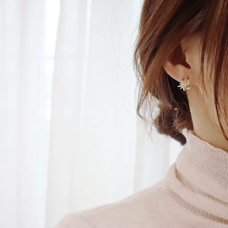 WAW Gold Plated Copper Earrings Women's-1