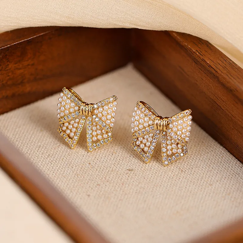 WAW Gold Plated Copper Earrings Women's-1
