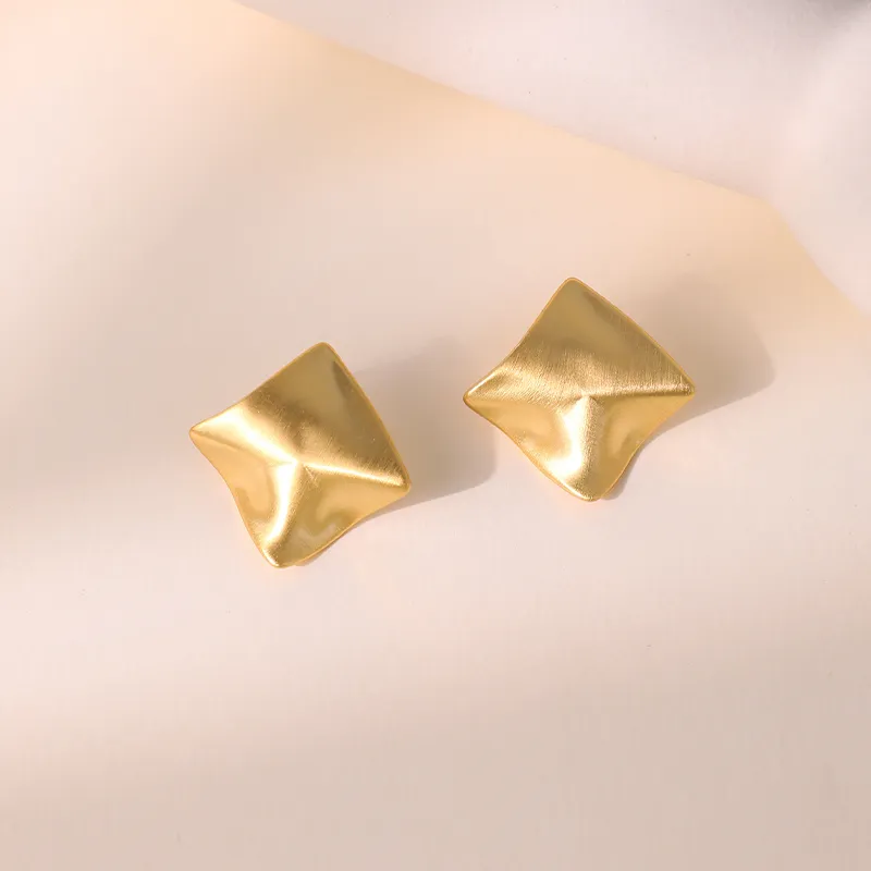 WAW Gold Plated Copper Earrings Women's-1