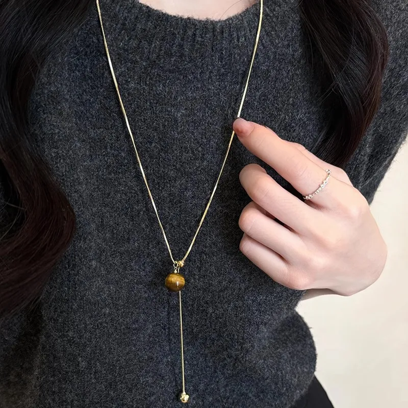 WAW Gold Plated Copper Necklaces Women's-3