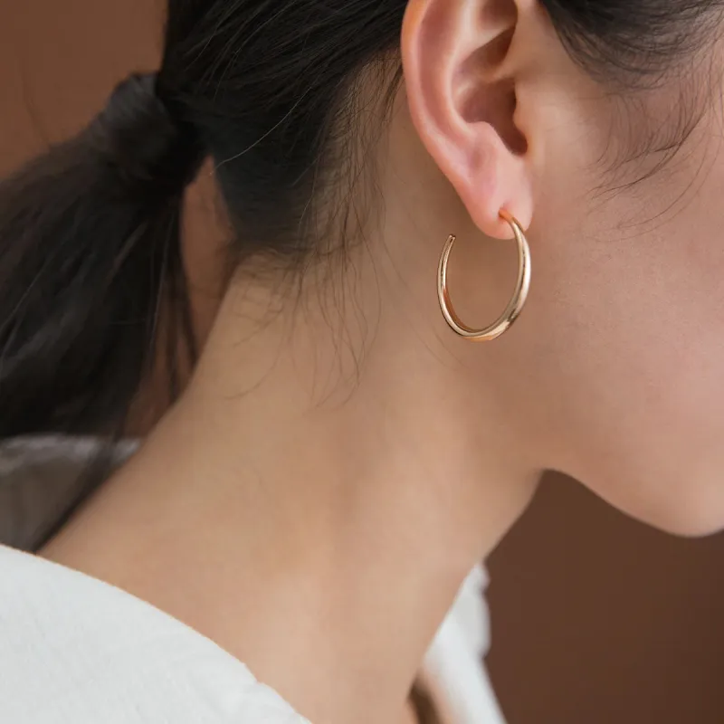 WAW Gold Plated Copper Earrings Women's-2