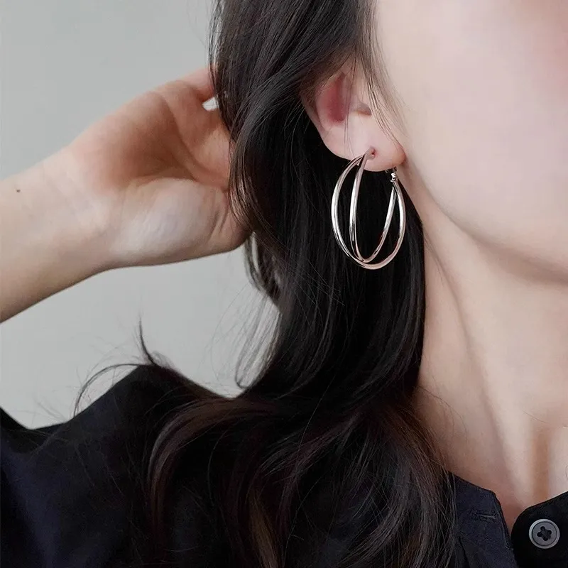 WAW Gold Plated Copper Earrings Women's-1