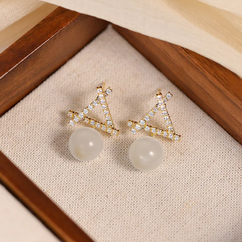 WAW Gold Plated Copper Earrings Women's-7