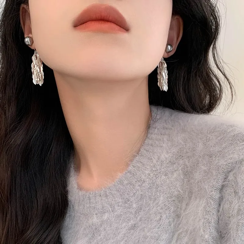 WAW Gold Plated Copper Earrings Women's-4