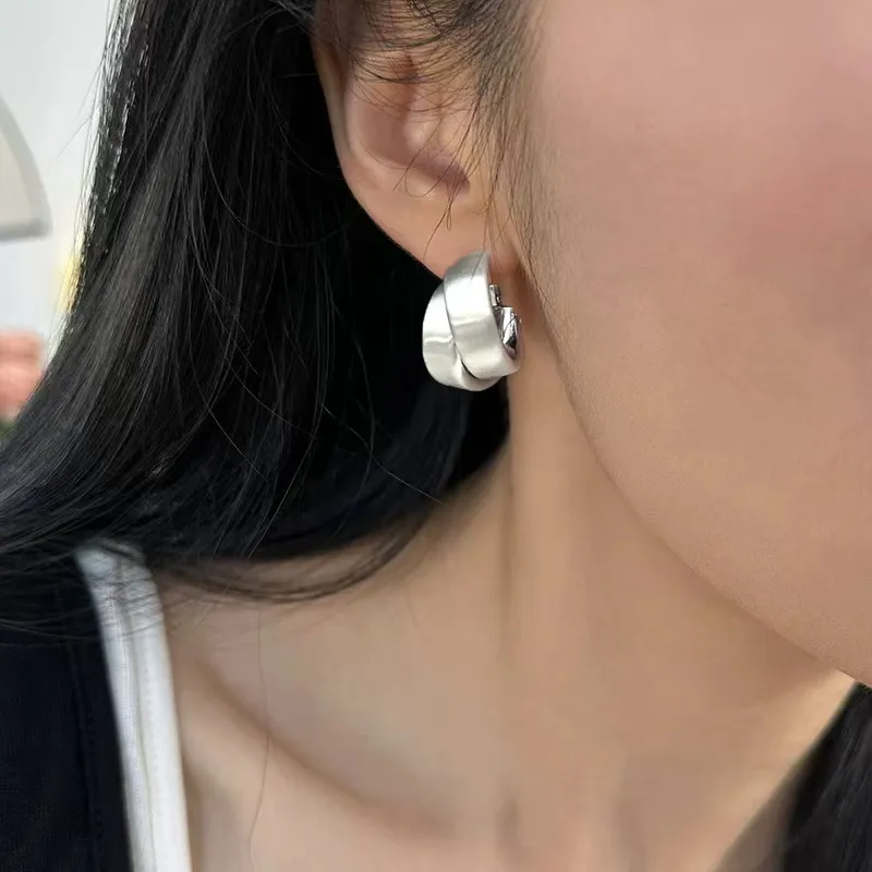 WAW Gold Plated Copper Earrings Women's-5
