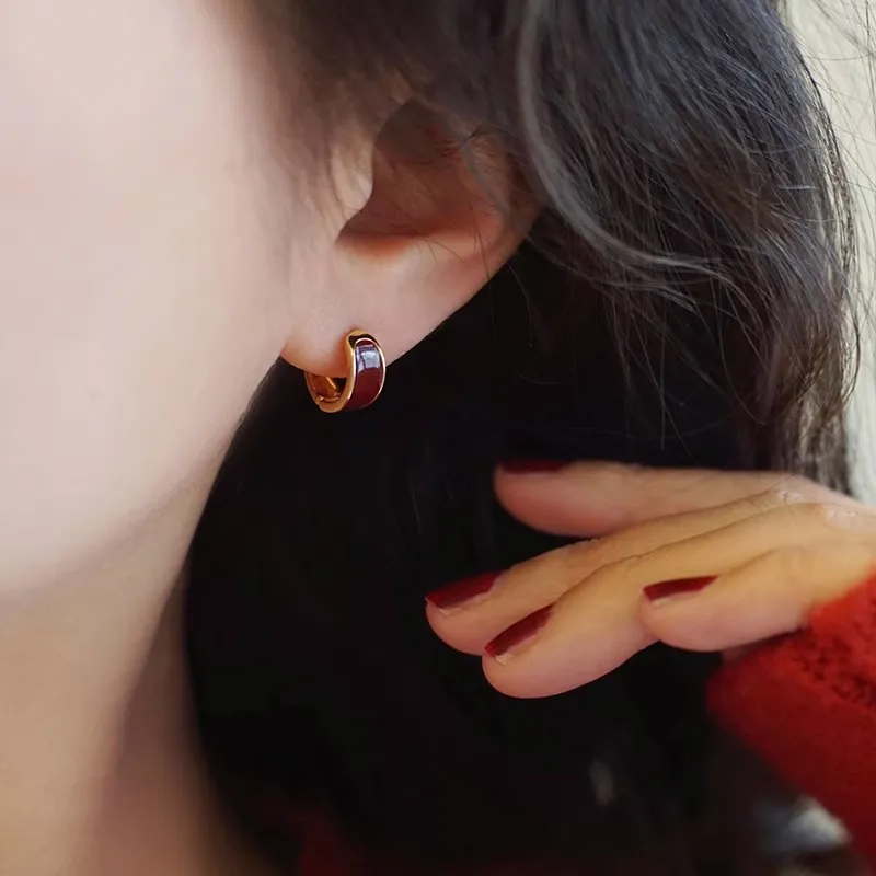 WAW Gold Plated Copper Earrings Women's-12