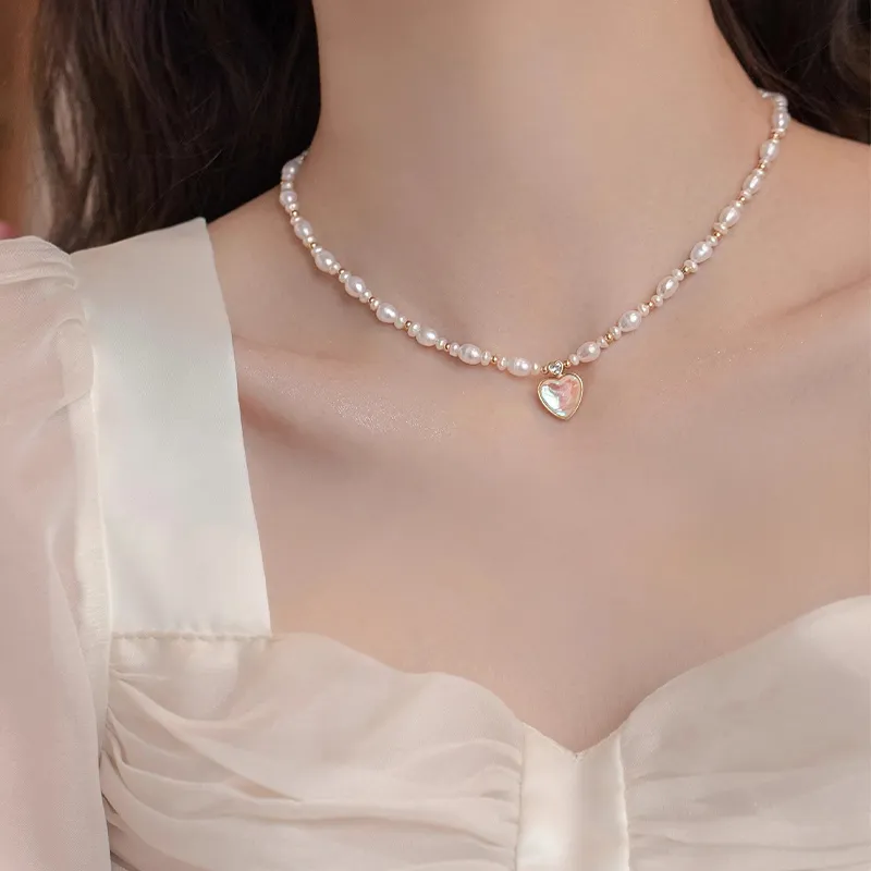 WAW Gold Plated Copper Necklaces Women's-2