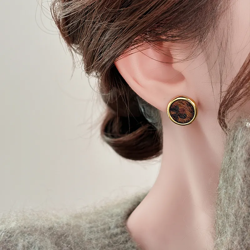 WAW Gold Plated Copper Earrings Women's-4
