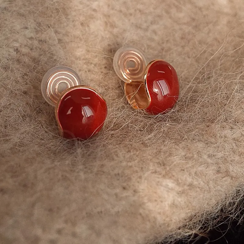 WAW Gold Plated Copper Earrings Women's-4