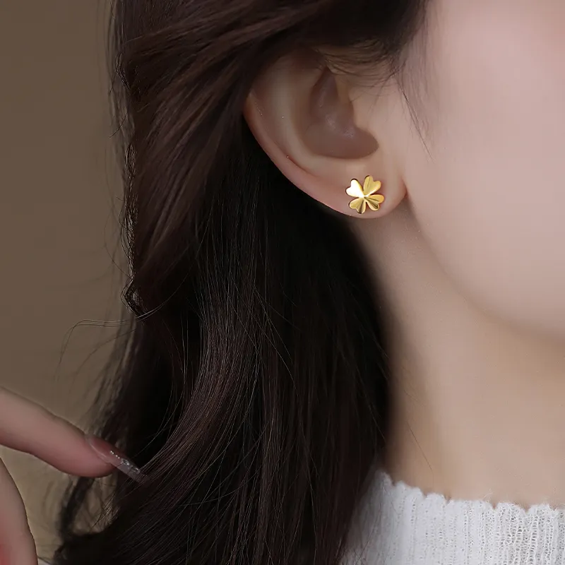 WAW Gold Plated Copper Earrings Women's-10