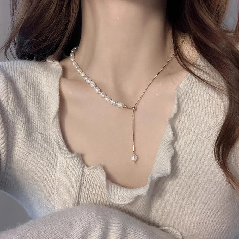 WAW Gold Plated Copper Necklaces Women's-1