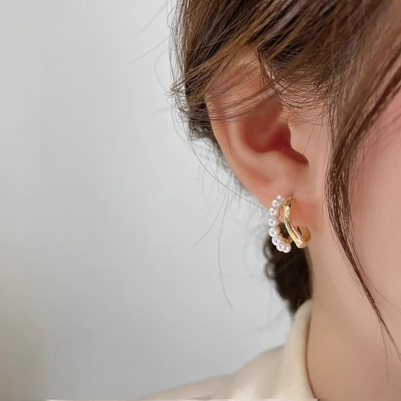 WAW Gold Plated Copper Earrings Women's-1
